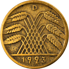 Coin, GERMANY, WEIMAR REPUBLIC, 10 Rentenpfennig, 1923, Munich, EF(40-45)