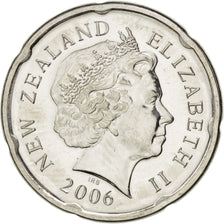 Münze, Neuseeland, Elizabeth II, 20 Cents, 2006, UNZ, Nickel plated steel
