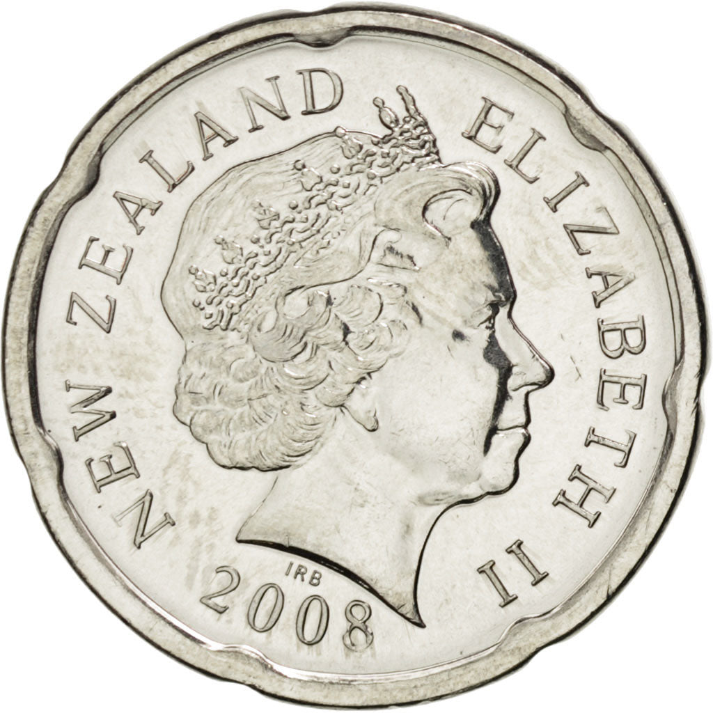 NEW ZEALAND, 20 Cents, 2006, KM #118a, MS(63), Nickel Plated Steel, 21.75, 4.08
