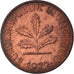 Moneta, Niemcy - RFN, Pfennig, 1972, Hambourg, EF(40-45), Miedź platerowana