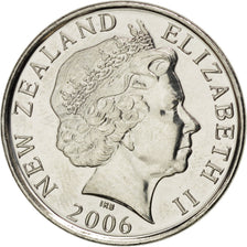 Moneda, Nueva Zelanda, Elizabeth II, 50 Cents, 2006, SC, Níquel chapado en