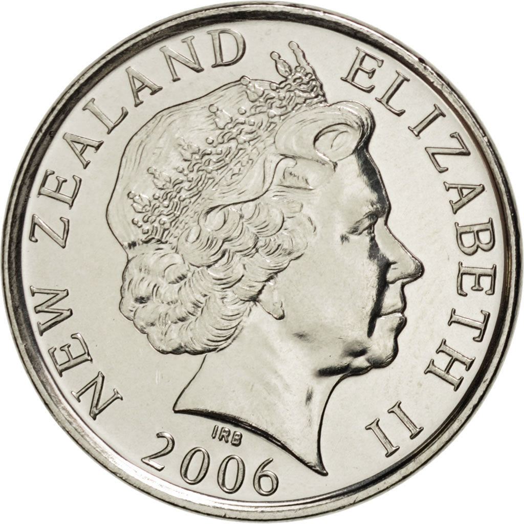 NEW ZEALAND, 50 Cents, 2006, KM #119a, MS(63), Nickel Plated Steel, 24.75, 4.96