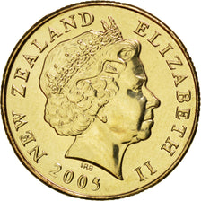 NEW ZEALAND, Dollar, 2005, KM #120, MS(63), Aluminum-Bronze, 23, 8.09