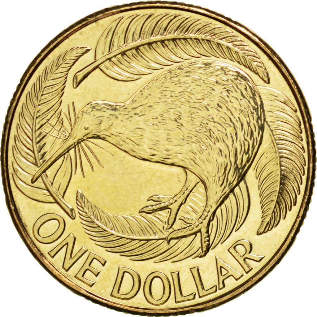 NEW ZEALAND, Dollar, 2005, KM #120, MS(63), Aluminum-Bronze, 23, 8.09