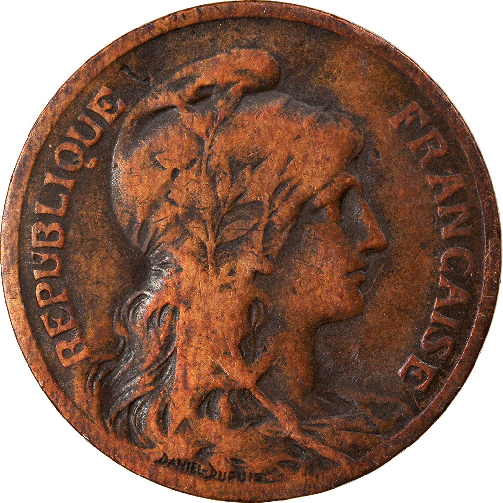 Münze, Frankreich, Dupuis, 5 Centimes, 1902, Paris, S+, Bronze, KM:842