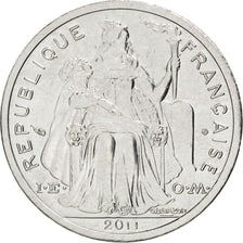 Coin, New Caledonia, Franc, 2011, MS(63), Aluminum, KM:10