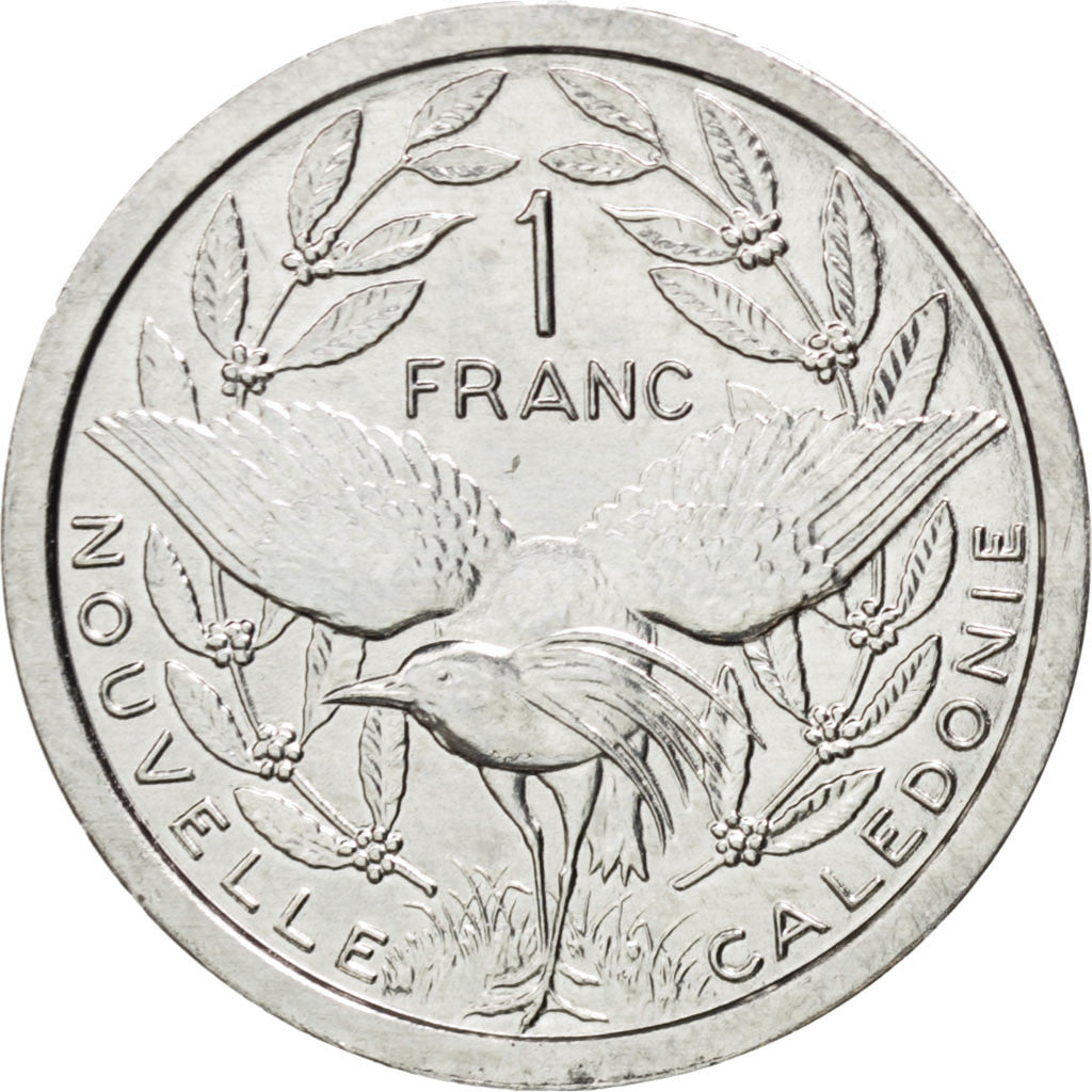 Coin, New Caledonia, Franc, 2011, MS(63), Aluminum, KM:10