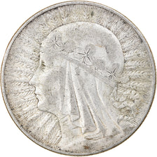Coin, Poland, 10 Zlotych, 1932, Warsaw, EF(40-45), Silver, KM:22