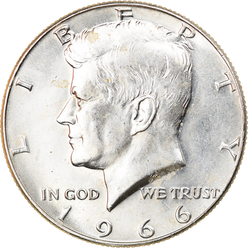 Coin, United States, Half Dollar, 1966, Philadelphia, AU(50-53), Silver, KM:202a