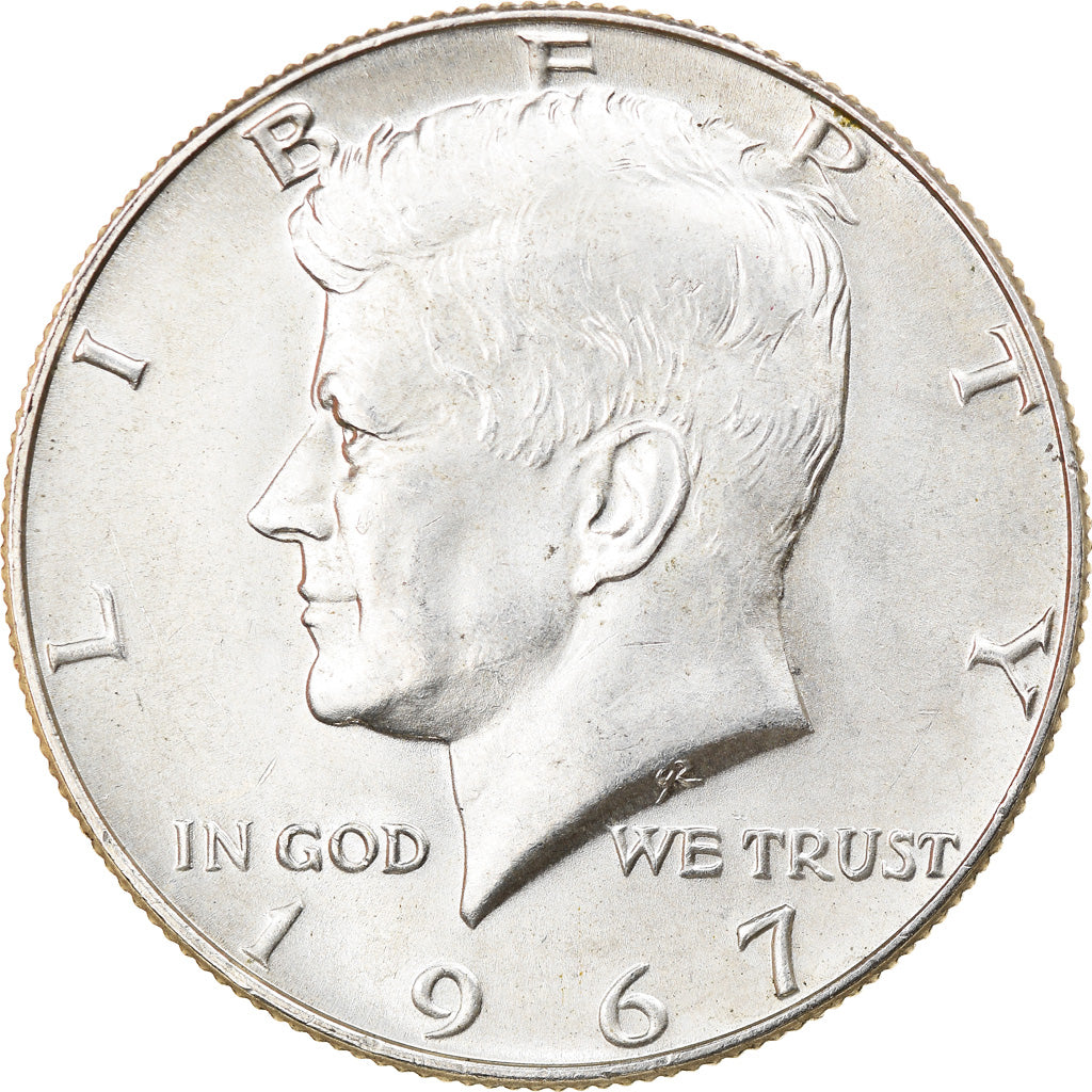 Coin, United States, Half Dollar, 1967, Philadelphia, AU(50-53), Silver, KM:202a