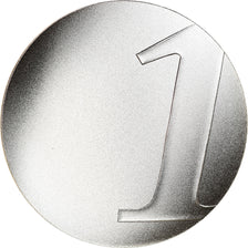 Coin, France, Un Ultime Franc Starck, Franc, 2001, Paris, MS(60-62), Silver
