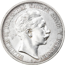 Coin, German States, PRUSSIA, Wilhelm II, 2 Mark, 1905, Berlin, AU(50-53)
