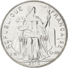 NEW CALEDONIA, 5 Francs, 2010, Paris, KM #16, MS(63), Aluminum, 31, 3.80