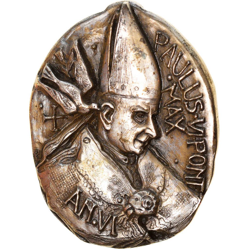 Vatican, Medal, Papal, Paul VI, Anno VI, Religions & beliefs, 1969, Bodini