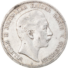 Coin, GERMANY - EMPIRE, Wilhelm II, 5 Mark, 1903, Berlin, AU(50-53), Silver