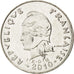 NEW CALEDONIA, 20 Francs, 2010, Paris, KM #12a, MS(63), Copper-Nickel, 28.5,...