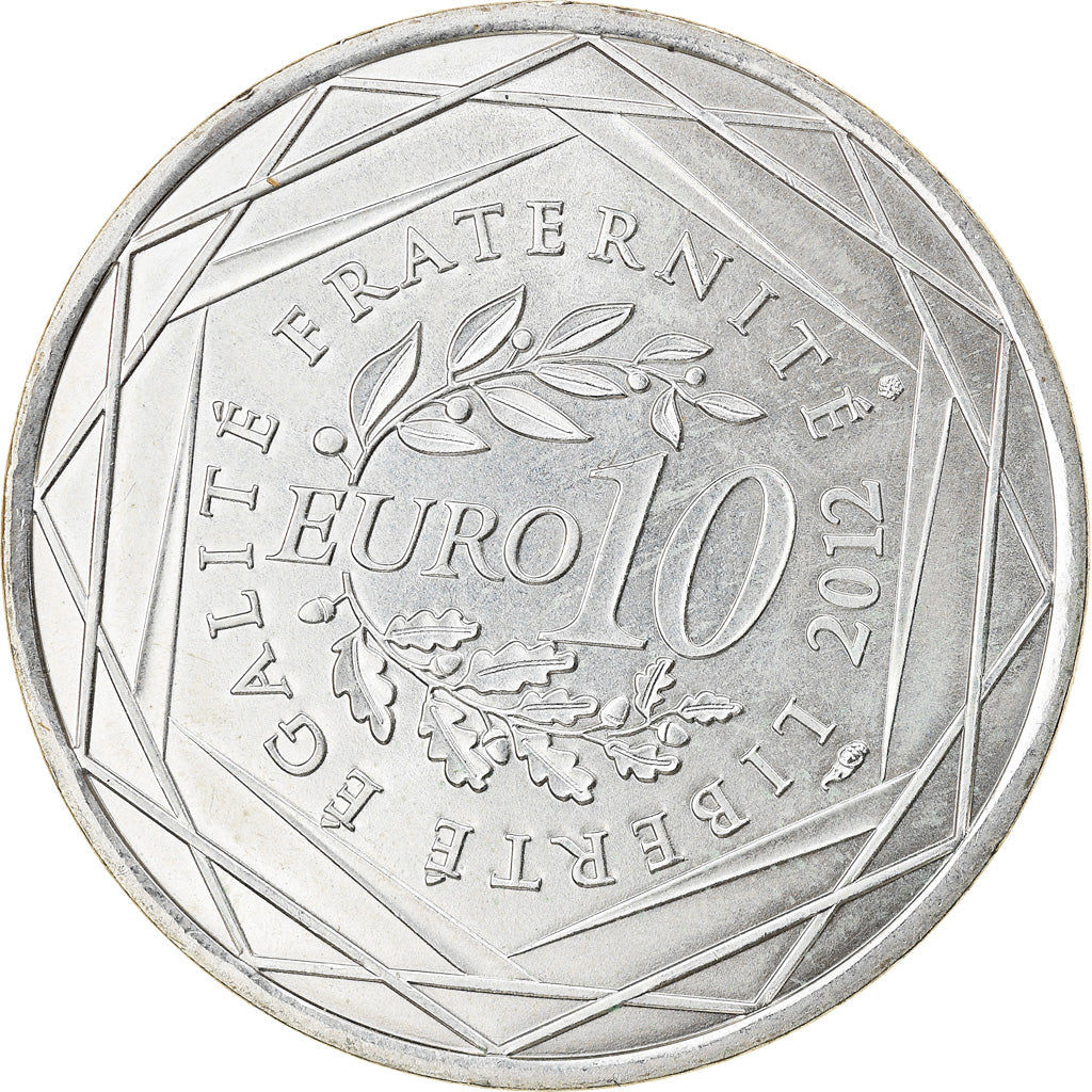 Francia, 10 Euro, Pays de la Loire, 2012, Paris, EBC, Plata, Gadoury:EU514