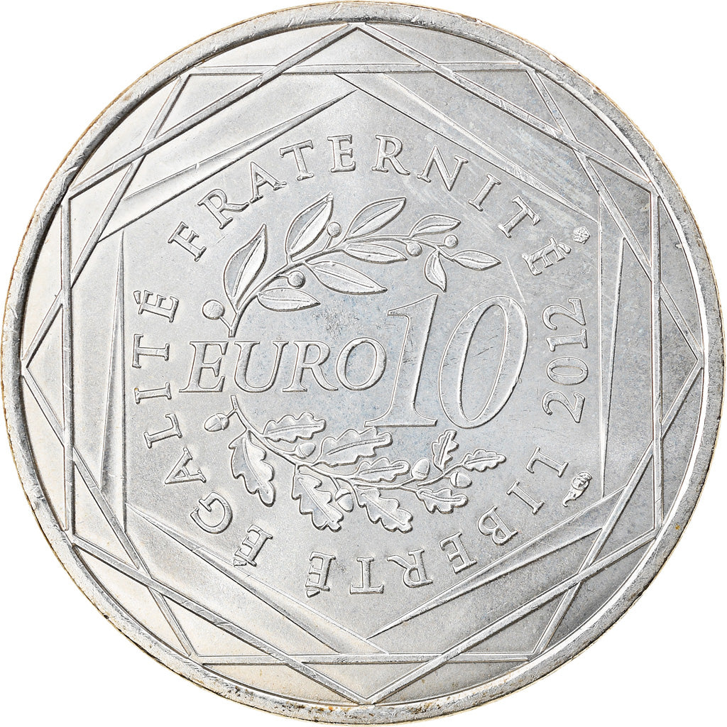 Francia, 10 Euro, Aquitaine, 2012, Paris, EBC, Plata, Gadoury:EU514, KM:1863