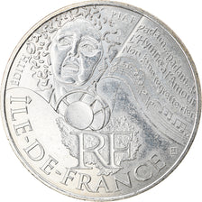 França, 10 Euro, Ile de France, 2012, Paris, AU(55-58), Prata, Gadoury:EU514