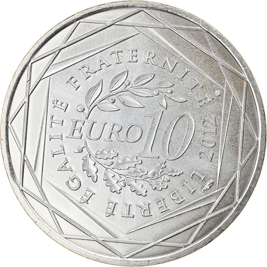 Frankrijk, 10 Euro, Corse, 2012, Paris, PR, Zilver, Gadoury:EU514, KM:1876