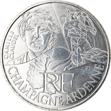 Francia, 10 Euro, Champagne-Ardenne, 2012, Paris, SPL-, Argento, Gadoury:EU514