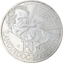 France, 10 Euro, Languedoc-Rousillon, 2012, Paris, AU(55-58), Silver