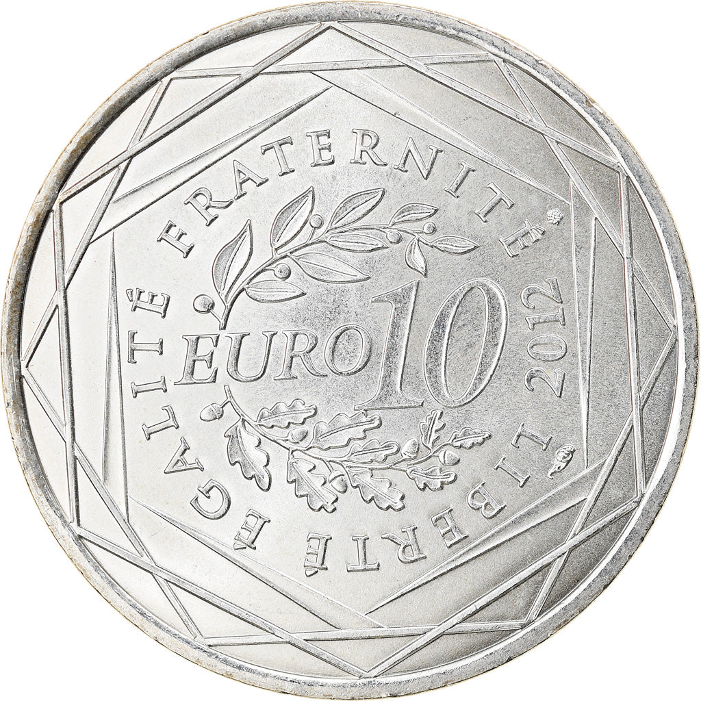 Frankrijk, 10 Euro, Provence-Alpes-Cote d'Azur, 2012, Paris, PR, Zilver