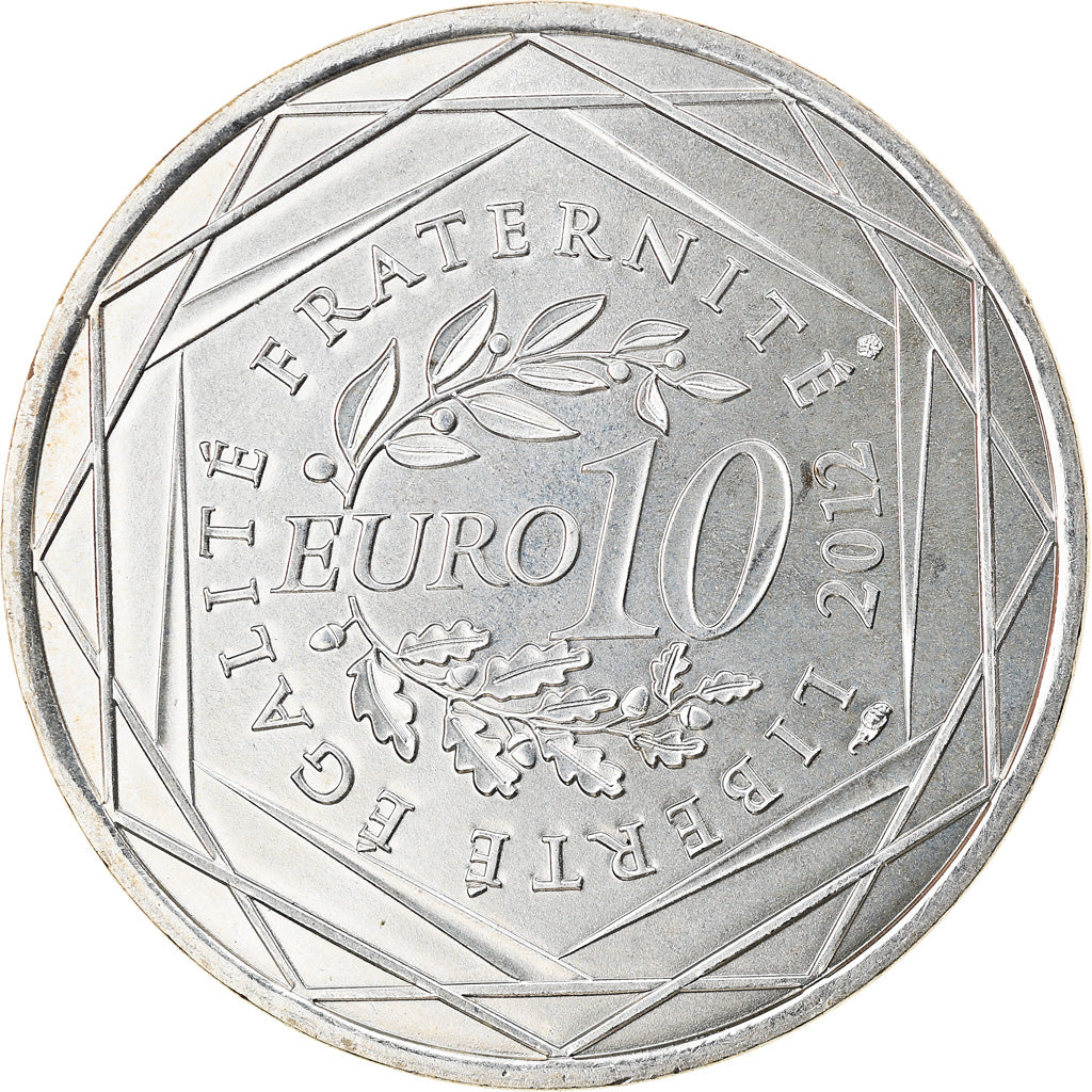 Francia, 10 Euro, Picardie, 2012, Paris, EBC, Plata, Gadoury:EU514, KM:1882