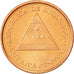 NICARAGUA, 5 Centavos, 2002, British Royal Mint, KM #97, MS(63), Copper Plated..