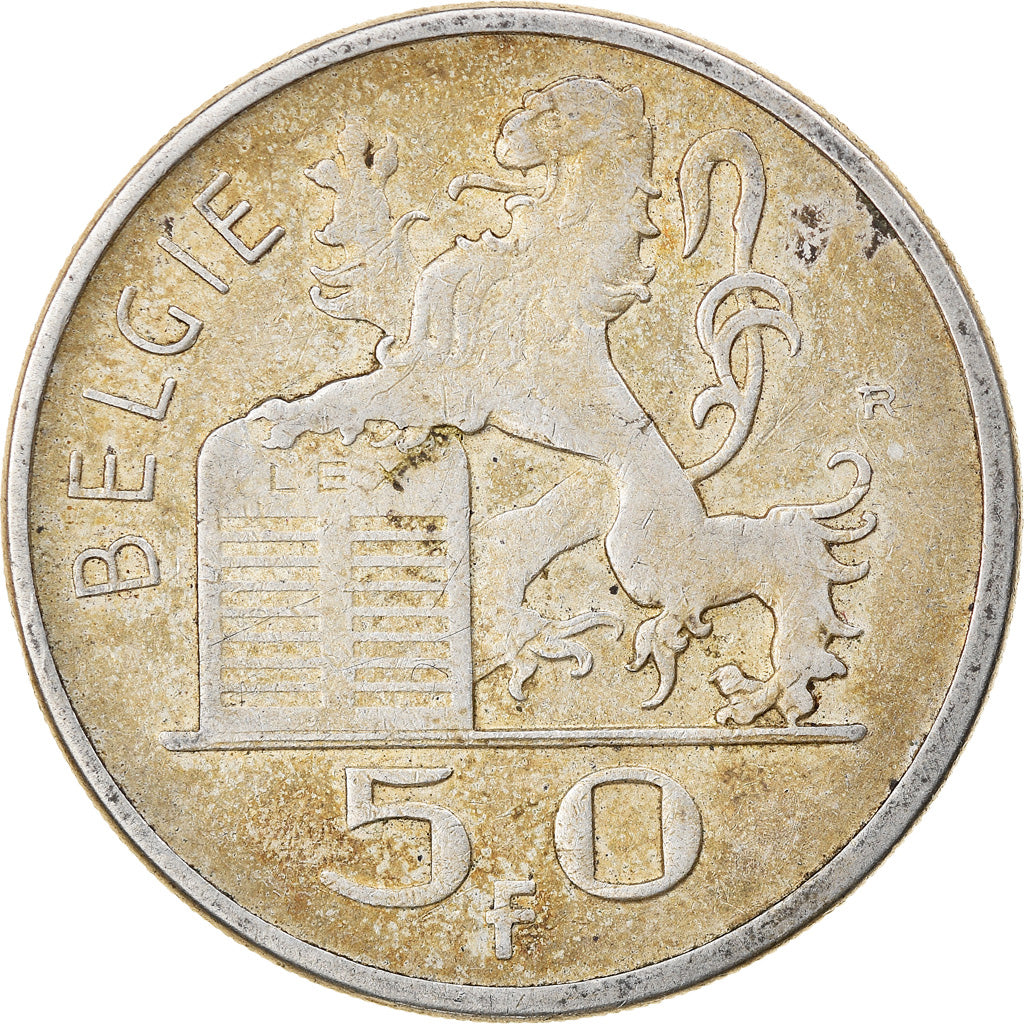 Monnaie, Belgique, Régence Prince Charles, 50 Francs, 50 Frank, 1950, TTB