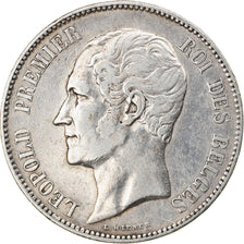 Coin, Belgium, Leopold I, 5 Francs, 5 Frank, 1851, EF(40-45), Silver, KM:17