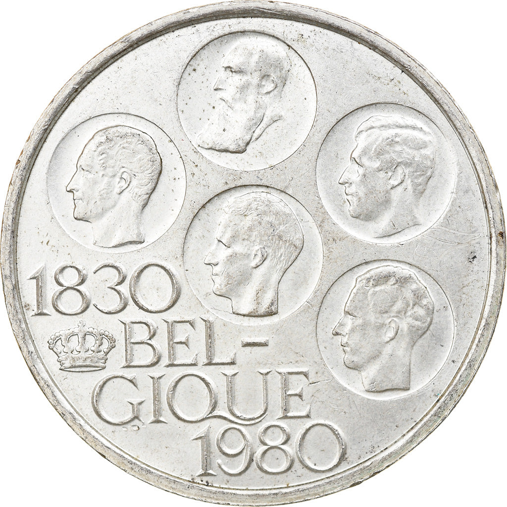 Munten, België, Baudouin I, 500 Francs, 500 Frank, 1980, Brussels, ZF+, Silver