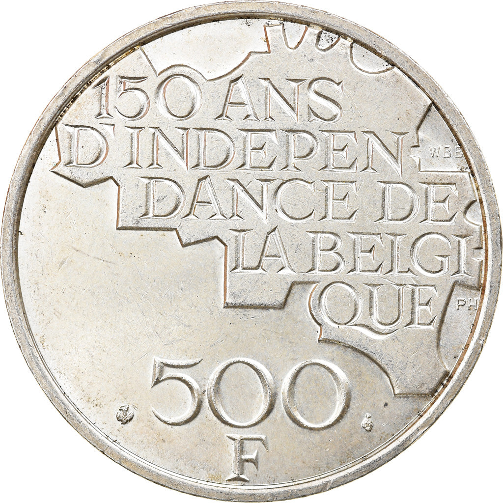Coin, Belgium, Baudouin I, 500 Francs, 500 Frank, 1980, Brussels, AU(50-53)