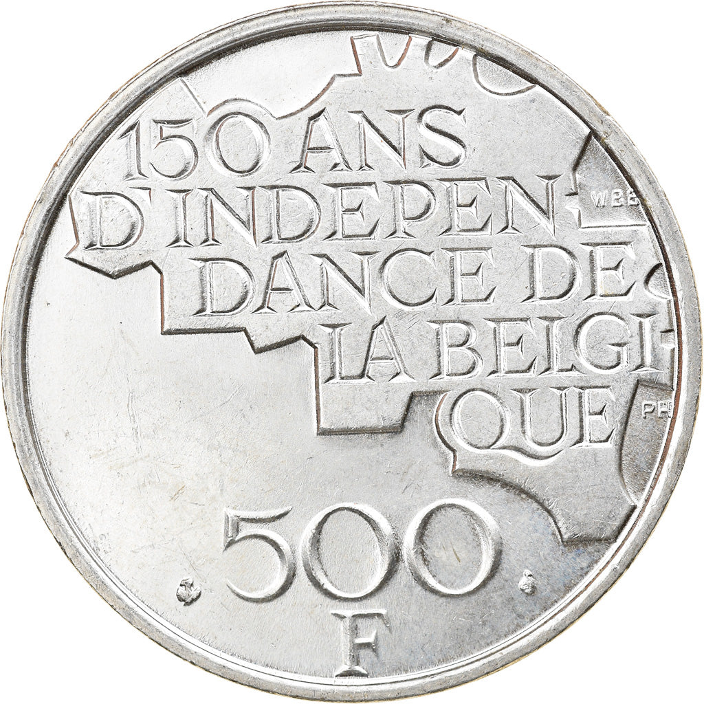 Coin, Belgium, Baudouin I, 500 Francs, 500 Frank, 1980, Brussels, AU(50-53)