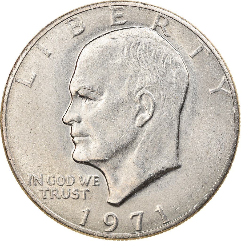 Moneta, USA, Dollar, 1971, Philadelphia, AU(50-53), Miedź-Nikiel powlekany