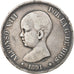 Monnaie, Espagne, Alfonso XIII, 5 Pesetas, 1891, Madrid, TB+, Argent, KM:689
