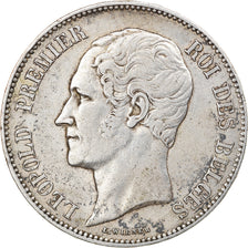 Coin, Belgium, Leopold I, 5 Francs, 5 Frank, 1851, EF(40-45), Silver, KM:17