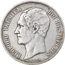 Coin, Belgium, Leopold I, 5 Francs, 5 Frank, 1853, VF(30-35), Silver, KM:17