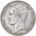 Moeda, Bélgica, Leopold I, 5 Francs, 5 Frank, 1853, VF(30-35), Prata, KM:17