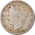 Moneta, Stati Uniti, 5 Cents, 1911, Philadelphia, MB+, Rame-nichel