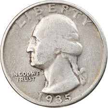 Coin, United States, Quarter, 1935, Philadelphia, VF(20-25), Silver