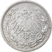 Münze, GERMANY - EMPIRE, 1/2 Mark, 1905, Berlin, SS, Silber, KM:17
