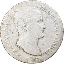 Moneta, Francja, Napoléon I, 5 Francs, 1804, Paris, F(12-15), Srebro, KM:659.1