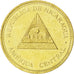NICARAGUA, 10 Cordobas, 2007, KM #102, MS(63), Brass Plated Steel, 26.5, 8.57