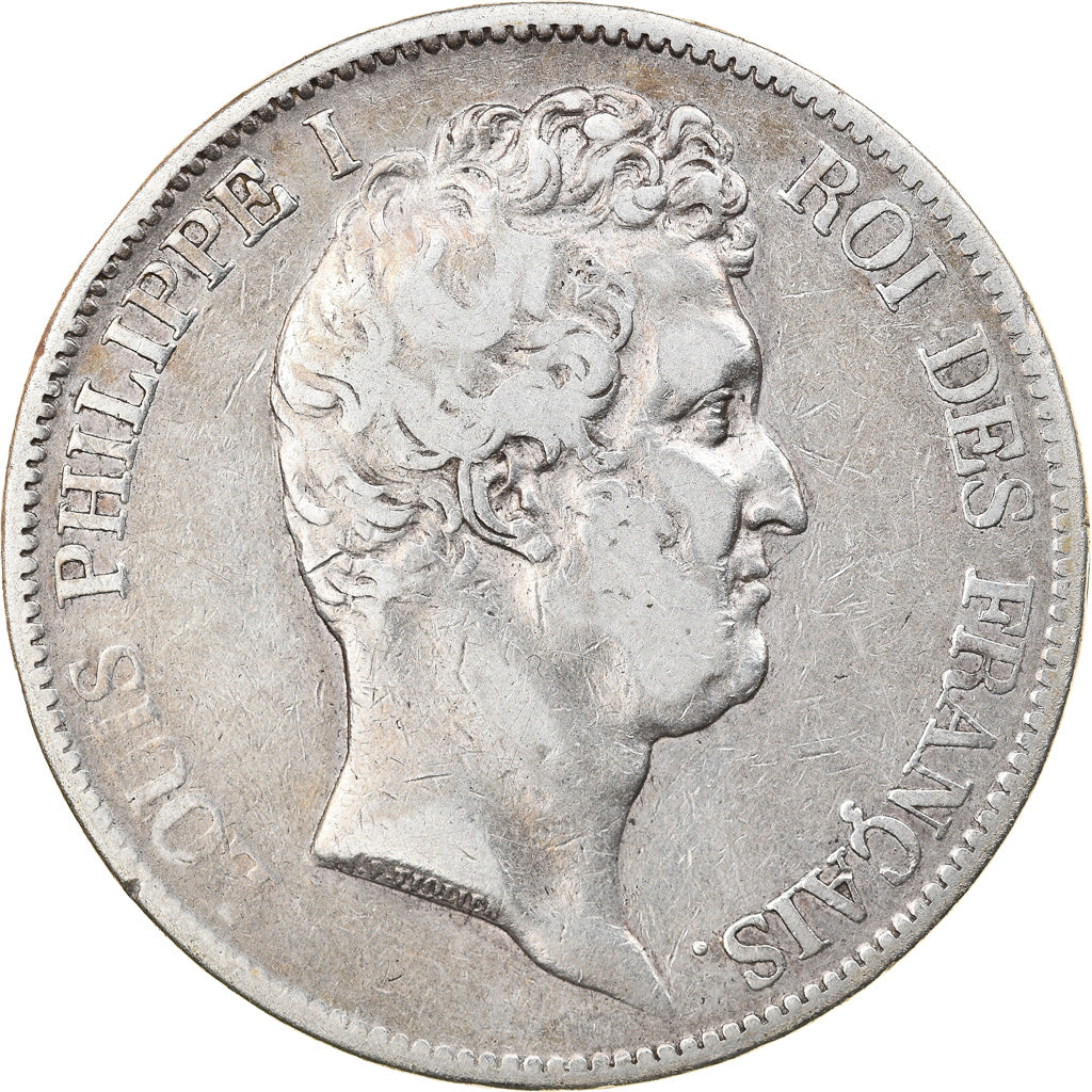 Coin, France, Louis-Philippe, 5 Francs, 1830, Nantes, VF(20-25), Silver