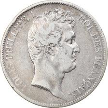 Coin, France, Louis-Philippe, 5 Francs, 1830, Nantes, VF(20-25), Silver