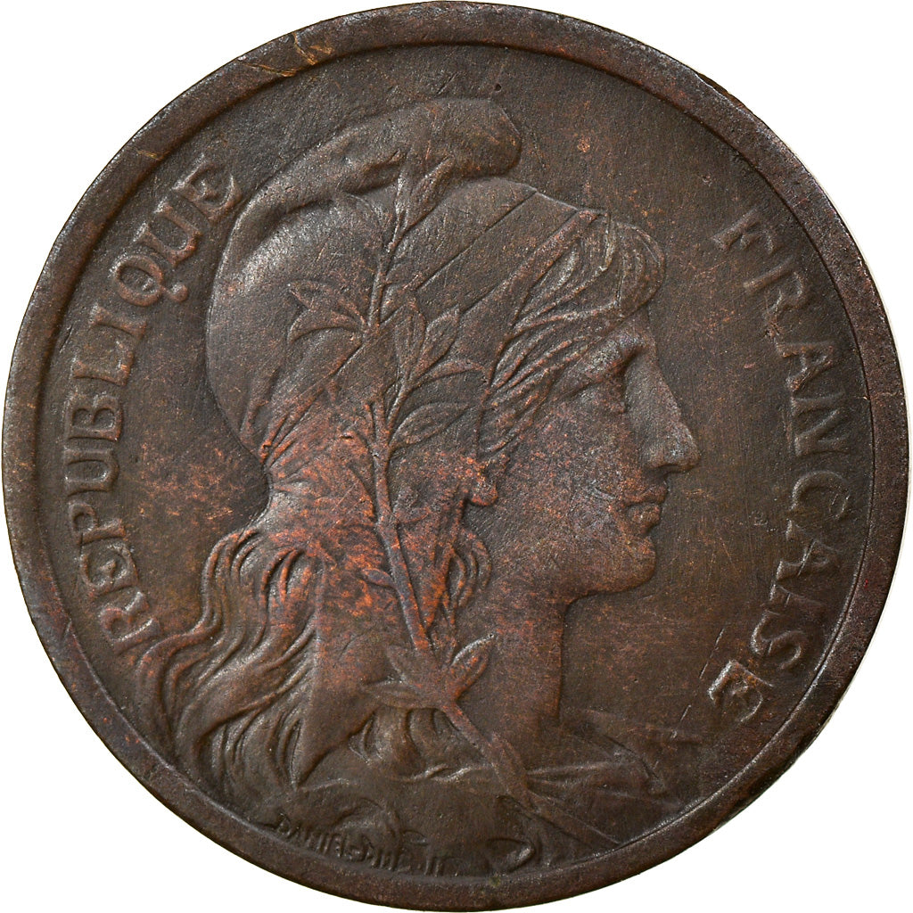 Moneta, Francia, Dupuis, 2 Centimes, 1903, Paris, BB, Bronzo, KM:841