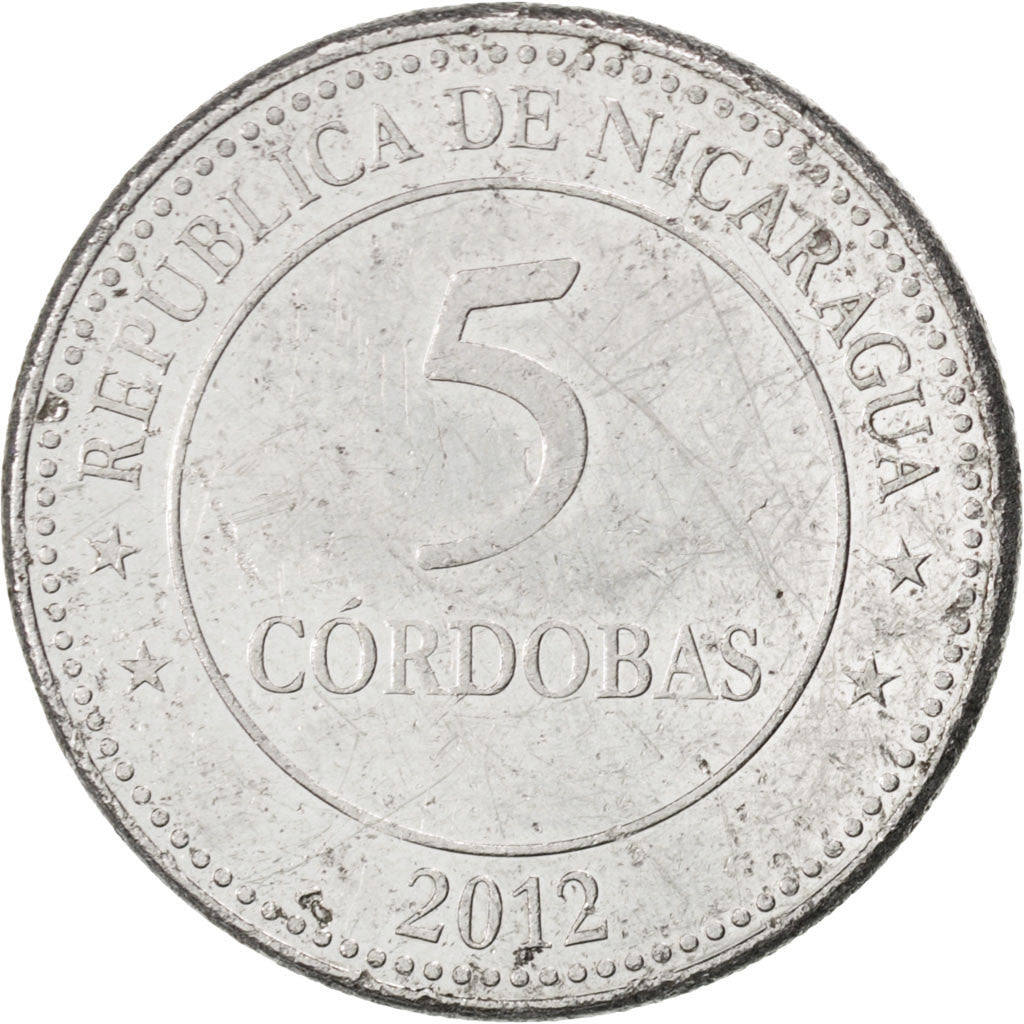 Nicaragua, 5 Cordobas 2012, KM 111