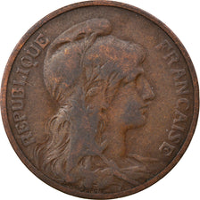Moneta, Francia, Dupuis, 5 Centimes, 1910, Paris, MB+, Bronzo, KM:842