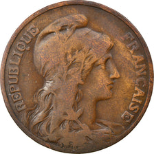Moneta, Francia, Dupuis, 10 Centimes, 1904, Paris, BB, Bronzo, KM:843